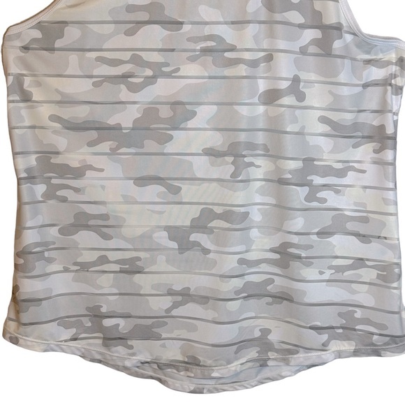 Zyia Active Havana White Camo Stripe Racerback Tank‎ Size XL ZA2373 - Picture 4 of 11
